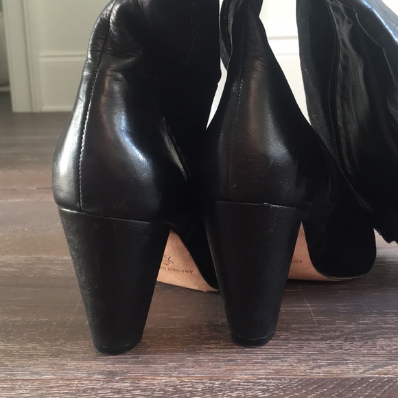 ANTONIO MELANI knee high boots BLACK - Picture 2 of 4